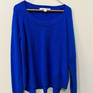 Diane von Furstenberg royal blue cashmere sweater size L